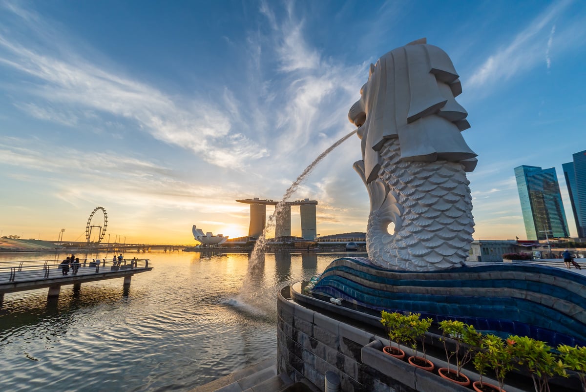 Singapore Merlion Park 